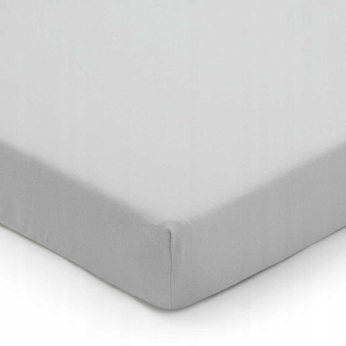 Jersey hoeslaken met elastiek voor ledikant 120x60 cm - Pastel Grijs