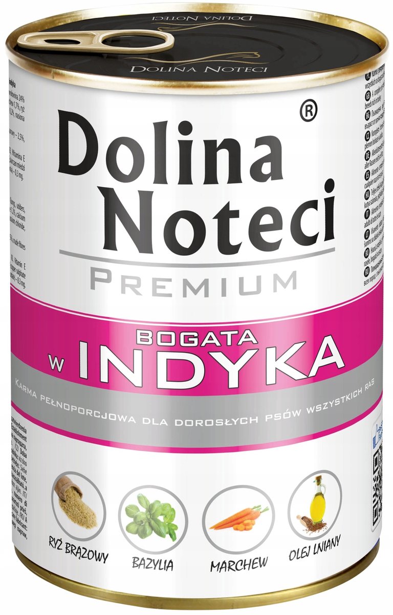 Dolina Noteci Premium - Hondenvoer Nat - Kalkoen - Voedzaam - 24x400g