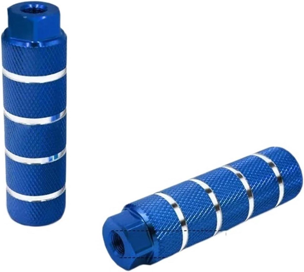 Fiets Voetsteunen - Fiets Pedaal - Stunt Rijden - Lichtgewicht Aluminium - 100mm Lengte - Blauw