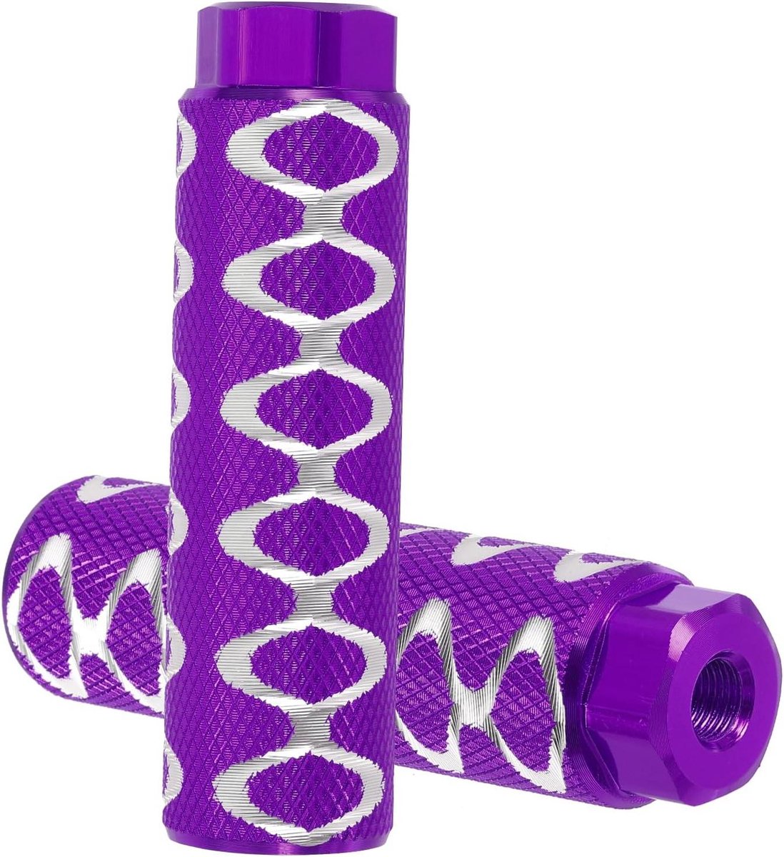Fietspennen - Voetsteunen Fiets - Extra Ondersteuning - Aluminiumlegering - 9 mm As - Paars