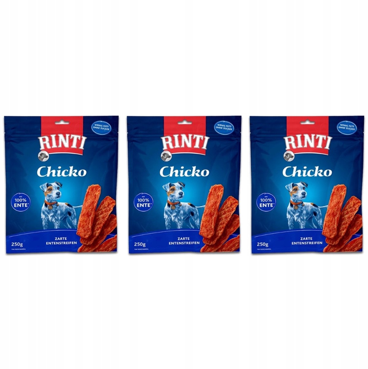 Rinti Chicko Serie - Hondensnack - Eend - Graanvrij - 250 g