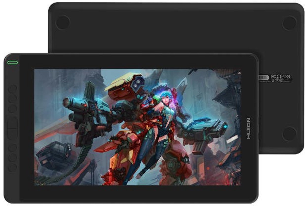Huion Kamvas 13 - Tekentablet - IPS Scherm - Zwart - 8192 Niveaus Nauwkeurigheid