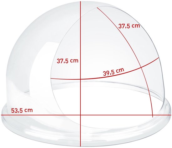 Spatscherm - 52 cm - Royal Catering — afbeelding 2