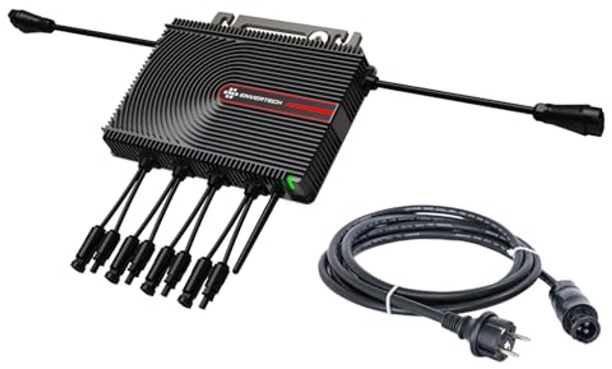 Micro Omvormer - Zonne Energie - Stroom Opwekken - Geïntegreerde Wifi - 2000 Watt - Zwart