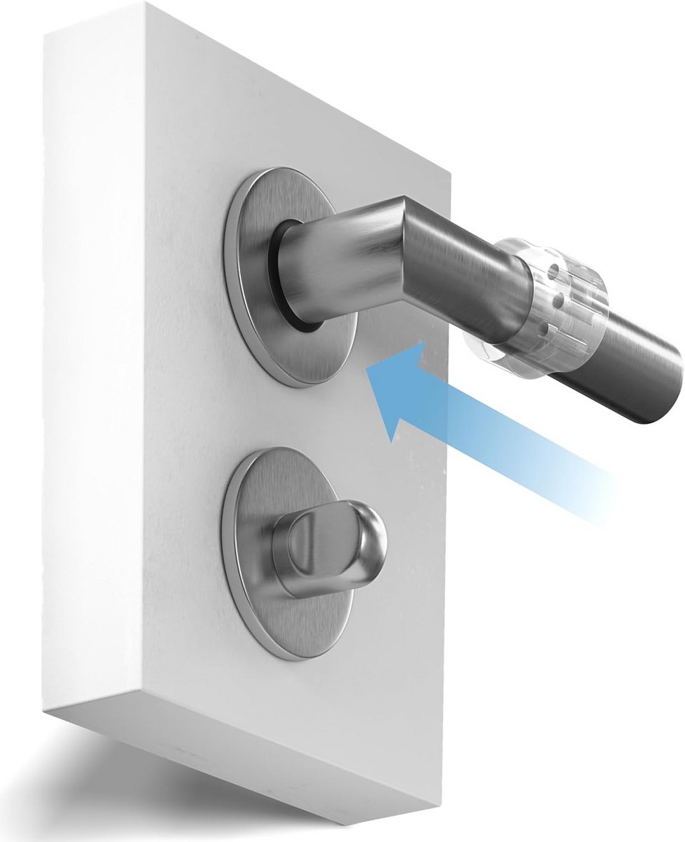Deurgrepen buffer - Deurstopper - Bescherming deur - Transparant ontwerp - 4 stuks - Transparant