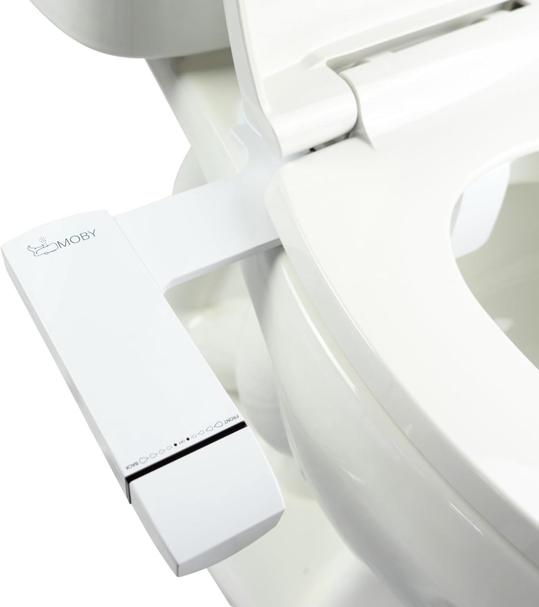 Bidet Toiletzitting - Douche WC - Persoonlijke Hygiëne - Dubbele Zelfreinigende Sproeiers - 40 cm - Wit