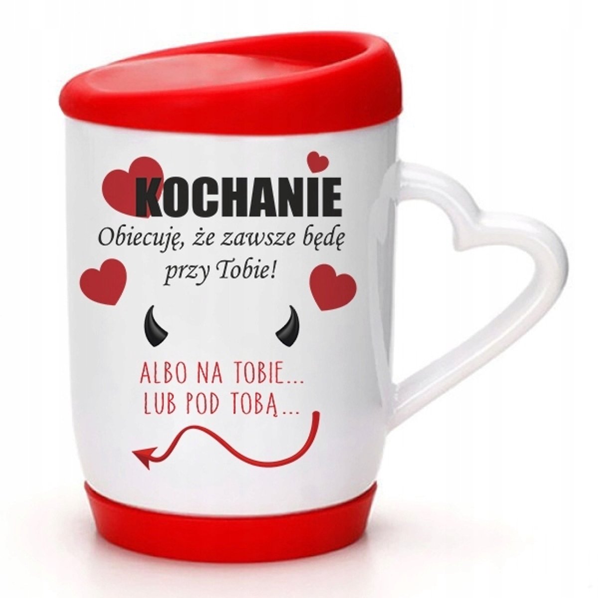 Valentijnsmok met Lekvrije Deksel & Onderzetter 360ml