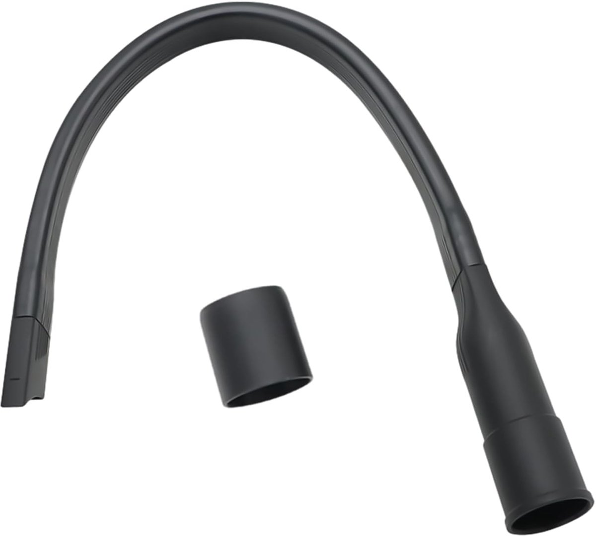 Stofzuigermondstuk - Verlengstuk zuigkracht - Diep reinigen - Universele aansluiting - 62 cm - Zwart