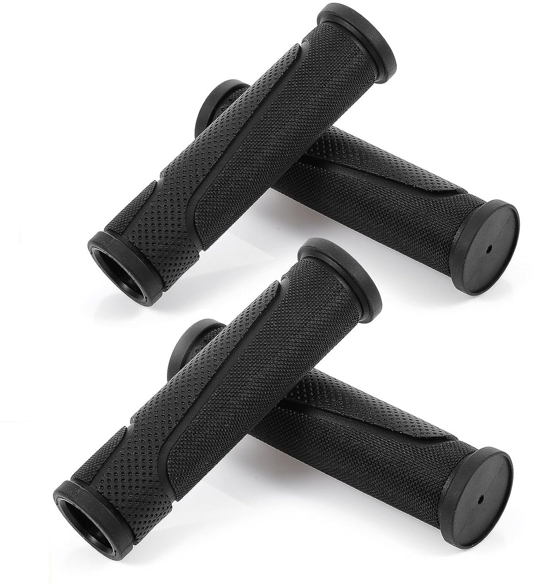 Fietsgrepen - Stuurgrepen - Comfortabel fietsen - Ergonomisch design - 22 mm diameter - Zwart