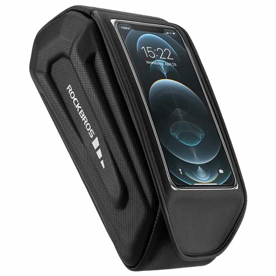 Rockbros 30120064001 - Frame Fietstas - Zwart - Voor Smartphone