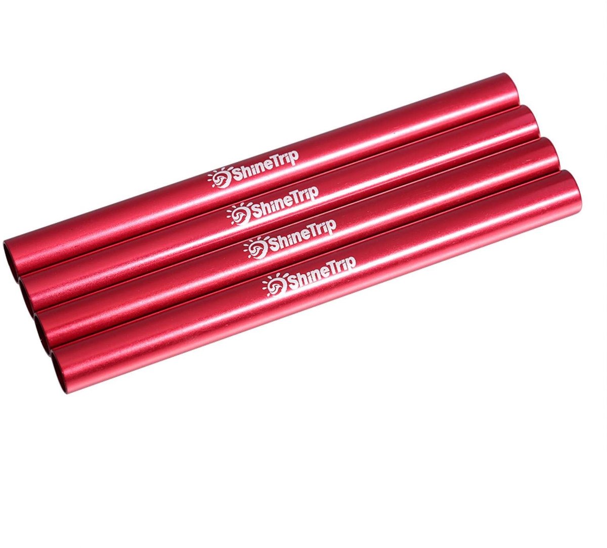 Dailygoods- Tentstok Reparatie Spalk - 4 stuks - Aluminium - Duurzaam - Corrosiebestendig - Voor diameter 7,9-8,5 mm - Lichtgewicht - Tentreparatieset