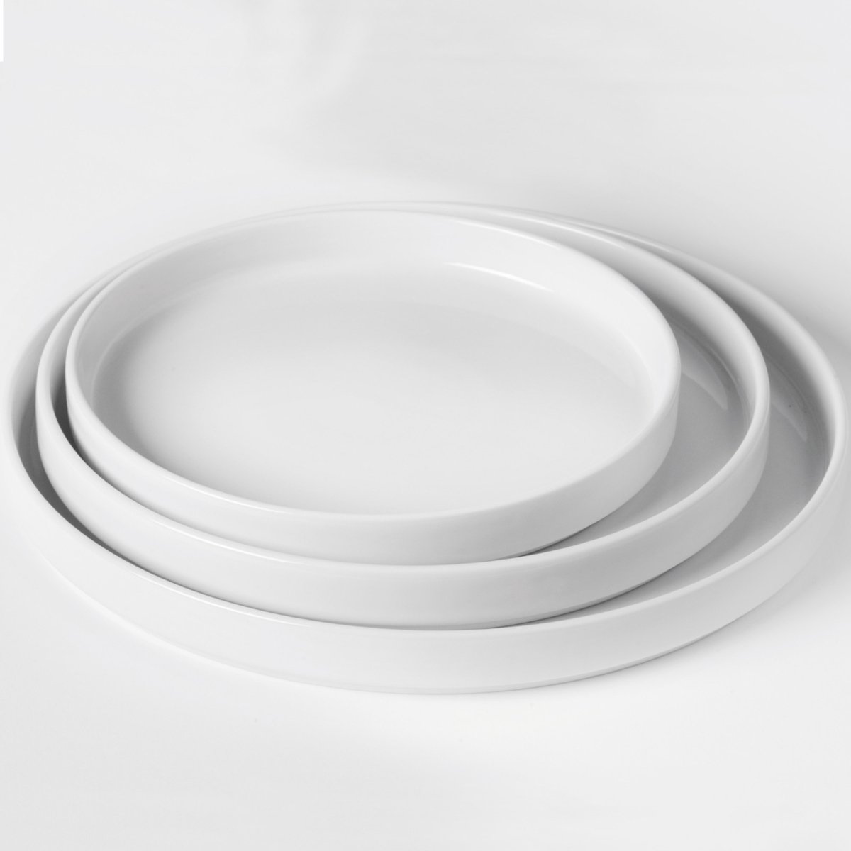 HENDI Bord met hoge rand – wit porselein – Ø280 mm – vaatwasser- en magnetronbestendig