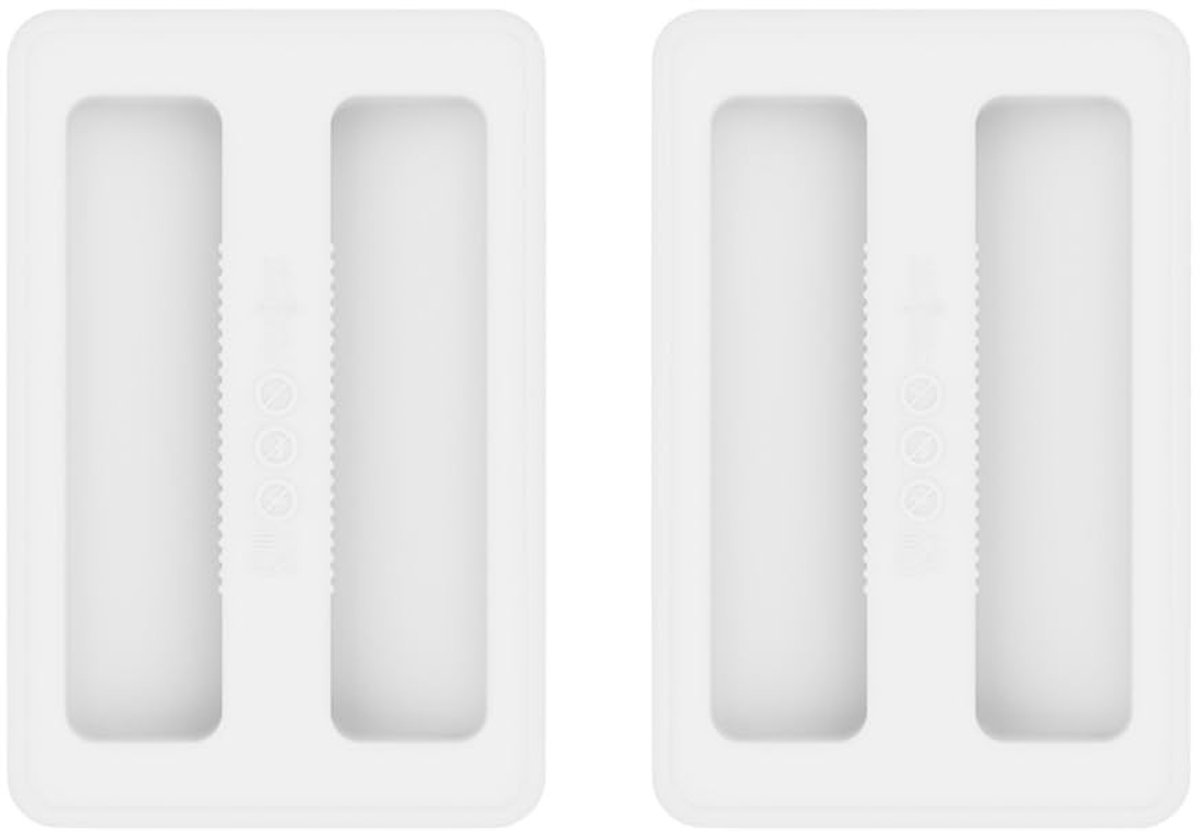 Dailygoods- Broodrooster Siliconen Cover - 2 Stuks - Temperatuurbestendig - Flexibel - Wasbaar - Geschikt voor Voedsel - Keukenaccessoire