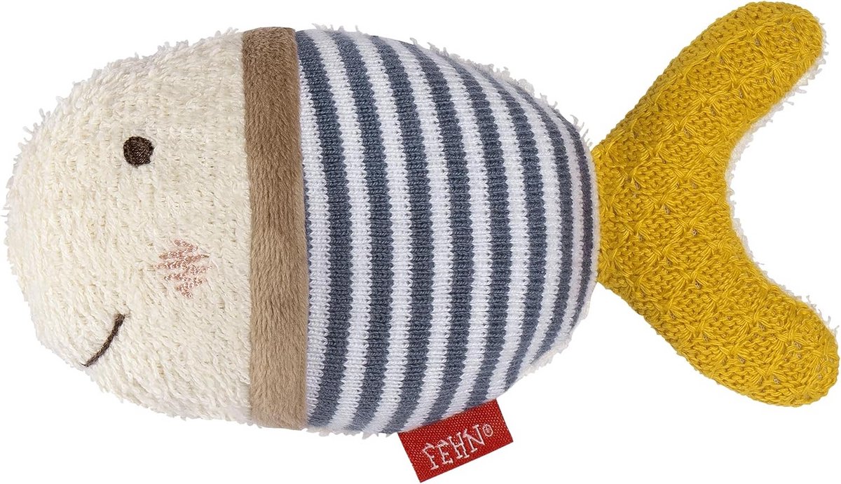 Badspons Vis - Babyspons - Baden en Wassen - Zacht voor Huid - 16 cm - Multicolor