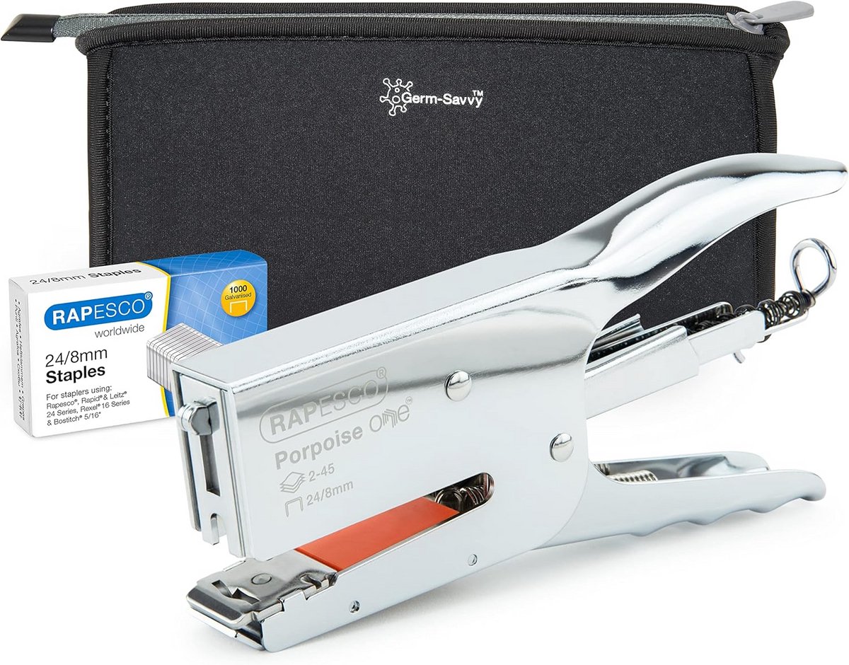 Bypass nietmachine - Papiervellen nieten - Documenten organiseren - Bypass systeem - 2-45 vellen - Chroom