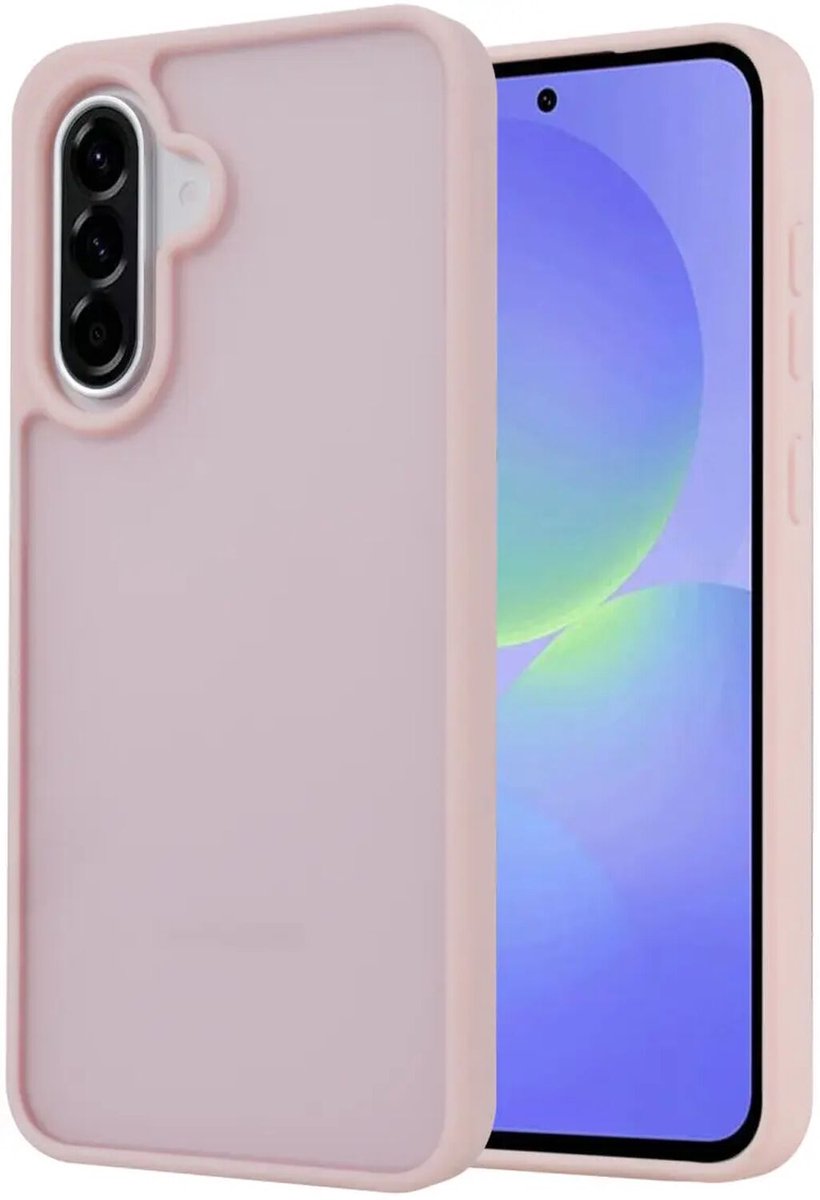 Hoesje Geschikt voor Samsung Galaxy A56 - Matte Back Cover - Roze