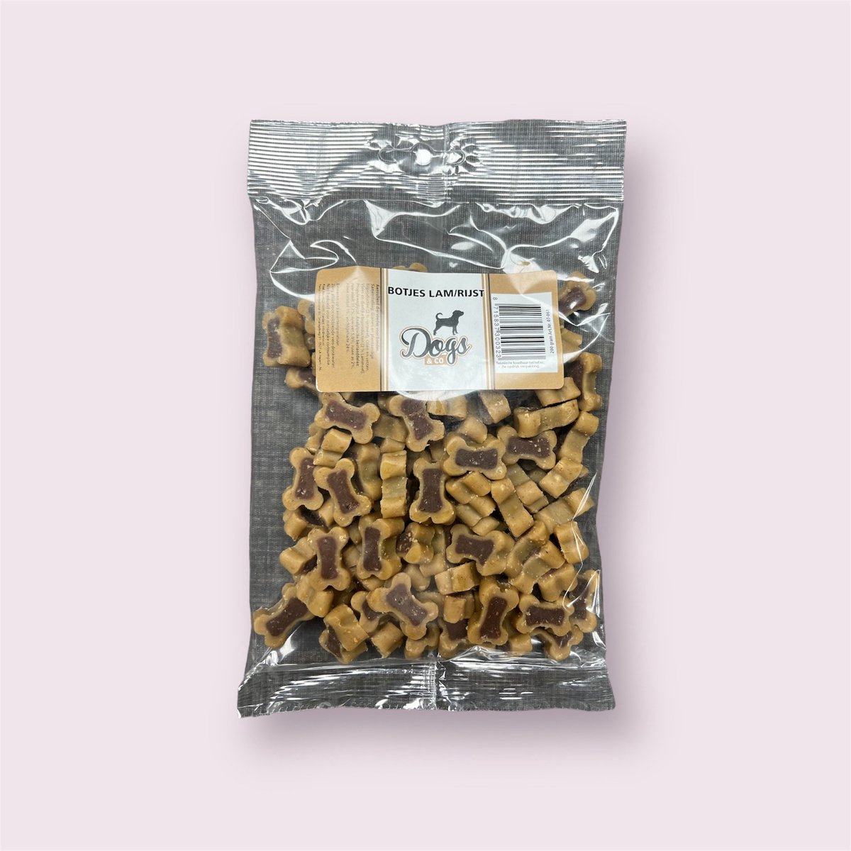 Dogs&Co Snacks 200gram lam/rijst trainers