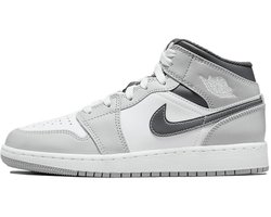 Nike Air Jordan 1 Mid (GS), Gris fumé clair Anthracite, 554725-078, EUR 38