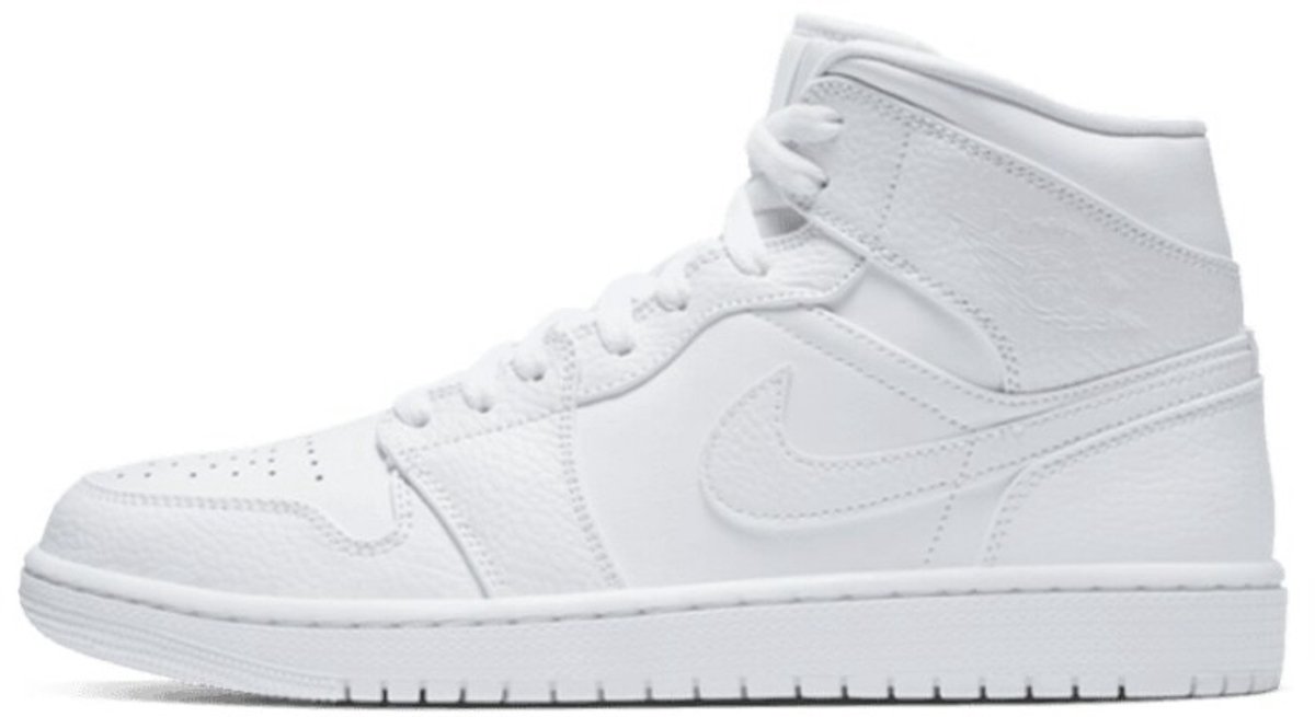 Nike Air Jordan 1 Mid Triple 2.0 554724 130 EUR Wit