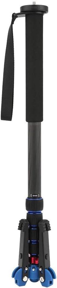 Camera Monopod - Telescopische Statiefstick - Stabiliseer Foto's - Lichtgewicht Carbon Fiber - 170 cm - Zwart