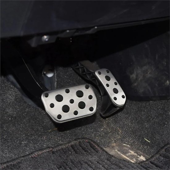 Pedaalhoezen Auto - Voetpedalen Antislip - Veiliger Rijden - Eenvoudige Installatie - 25x10x5 cm - Zwart — afbeelding 2