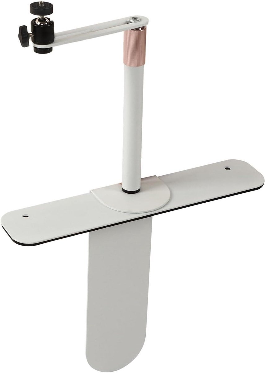 Projector standaard - Bedtafel houder - Film avond thuis - 360 graden draaibaar - 24-40 cm verstelbaar - Wit