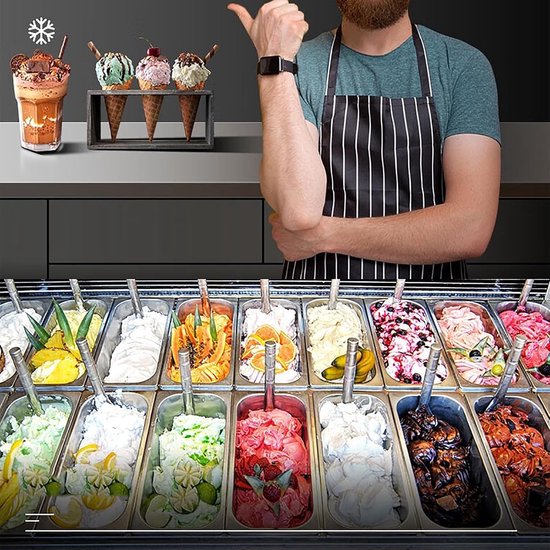 IJsmachine - Dessertmaker - Zelf ijs maken - Snel in 20 minuten - 300 ml inhoud - Zilver — afbeelding 3