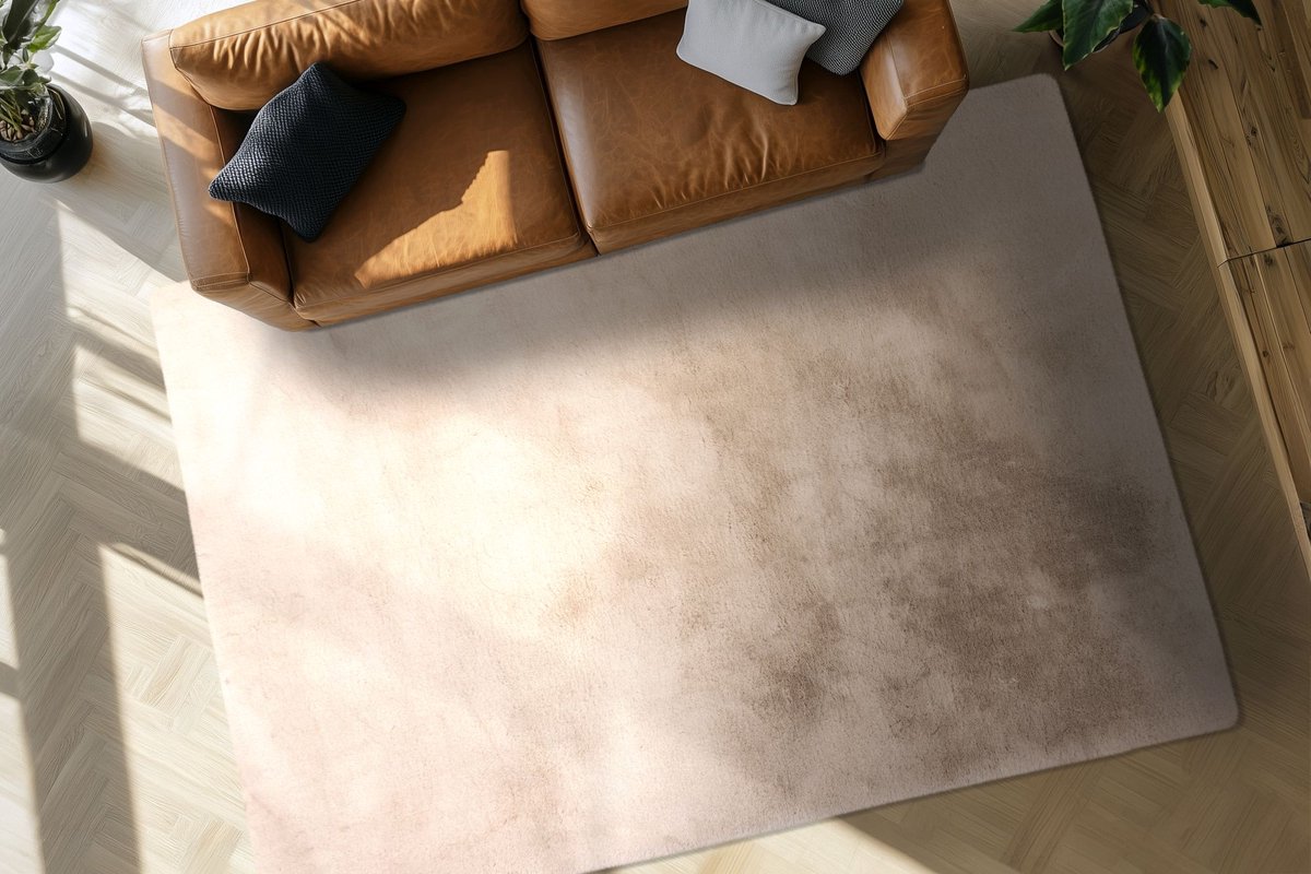 Vloerkleed Infinity 200 crème – 120 x 170 cm – 100% polyester, machinegeweven