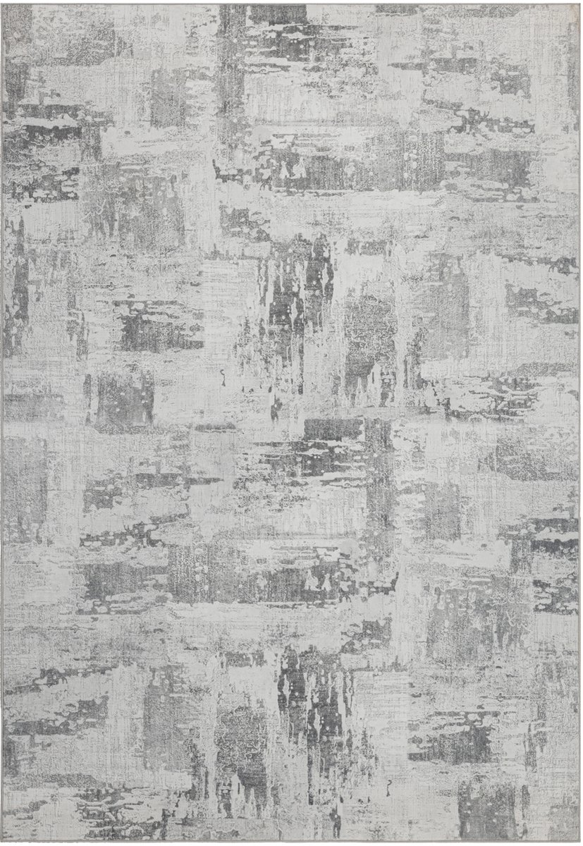 Vloerkleed Avantgarde 103 grijs – 200 x 290 cm – 100% polyester, machinegeweven