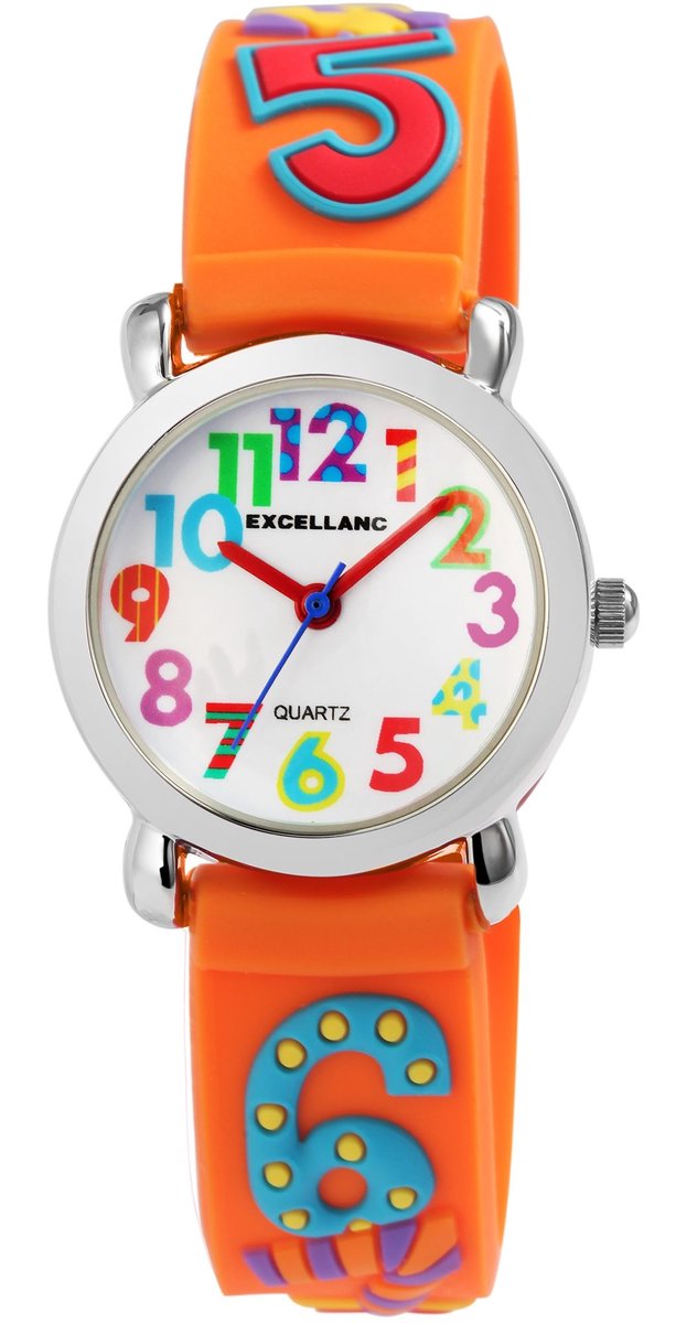EXCELLANC Excellanc kinderhorloge EX0276 Excellanc kinderhorloge, siliconen band