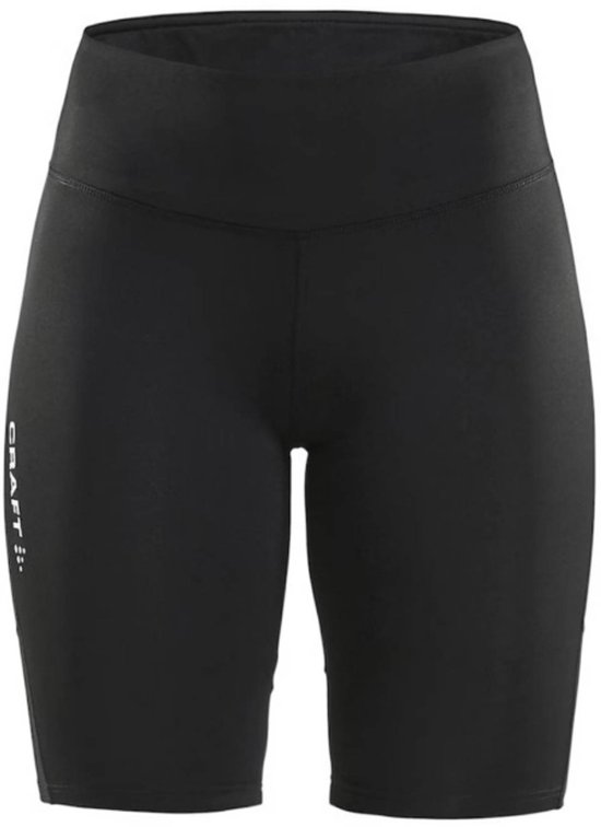 Zwarte Craft sporttight met wit logo op de zijkant.