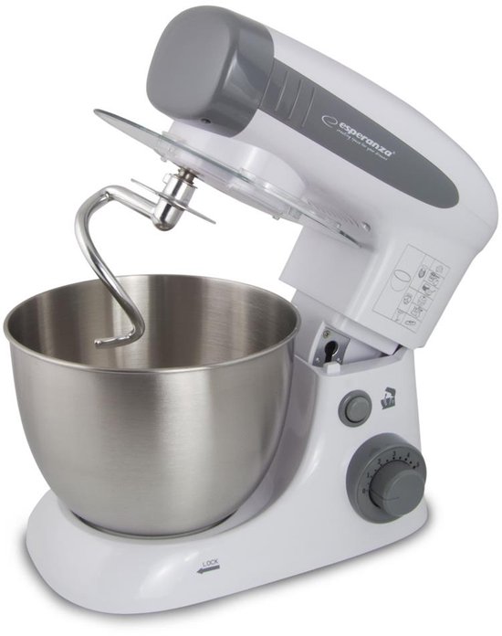 Esperanza EKM024 mixer Staande mixer 800 W Grijs van Esperanza — afbeelding 5