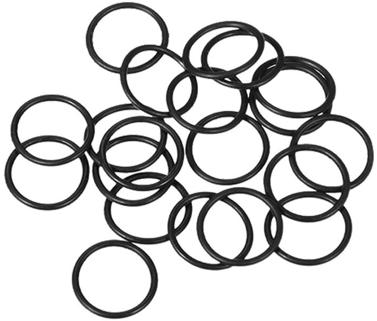 Dailygoods- O-ringen 20 stuks - Nitrilrubber - Afdichtingsset - Sluitringen - Afstandhouders - 9 mm buitendiameter - Eenvoudig te installeren - Afdichtingen