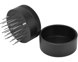 Dailygoods- Koffie Distributeur Handheld - 51mm/53mm/58mm - Aluminium - Ronde Bodem - Espresso Leveler - Distributie Tool