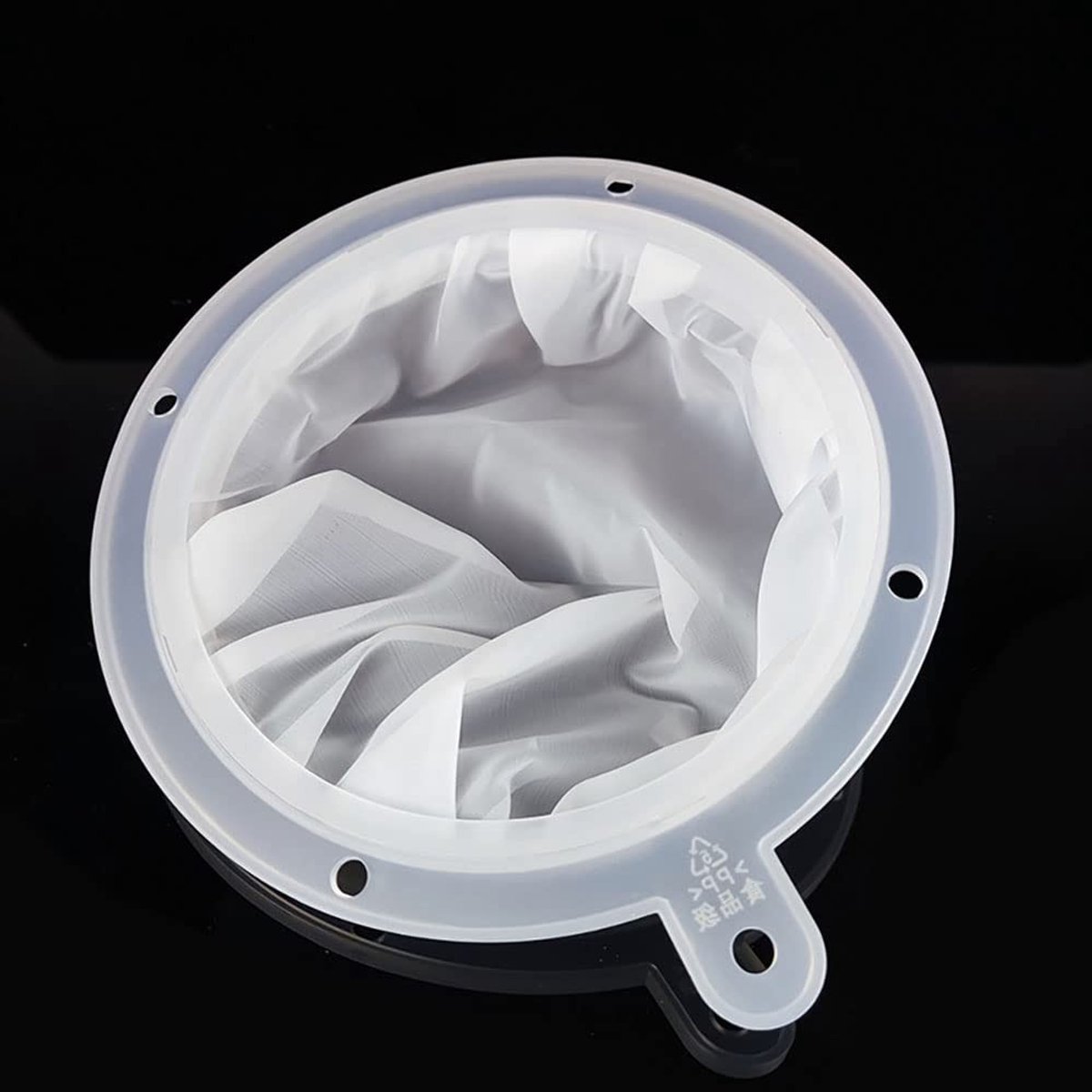 Dailygoods- Fijnzeef 3 Stuks - Levensmiddelenzeef - Filter voor Sap/Wijn - Voedselveilig Nylon - Antislip - 200/300/400 Mesh - Zeef
