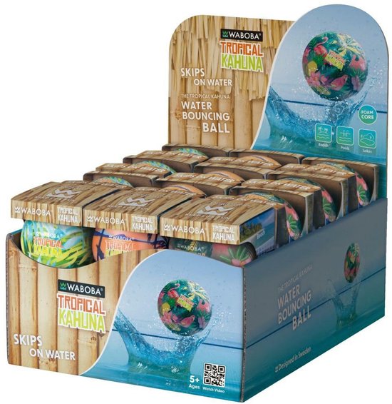 Waboba waterbal Tropical Kahuna - 80mm - zomers speelgoed. van Waboba — afbeelding 2