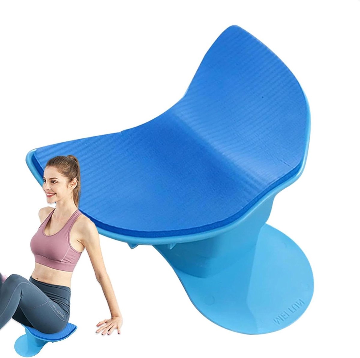 Heup Trainer - Dijbeen Billen Trainer - Spierversteviging Thuis - Compact Lichtgewicht Ontwerp - 30x20x20 cm - Blauw