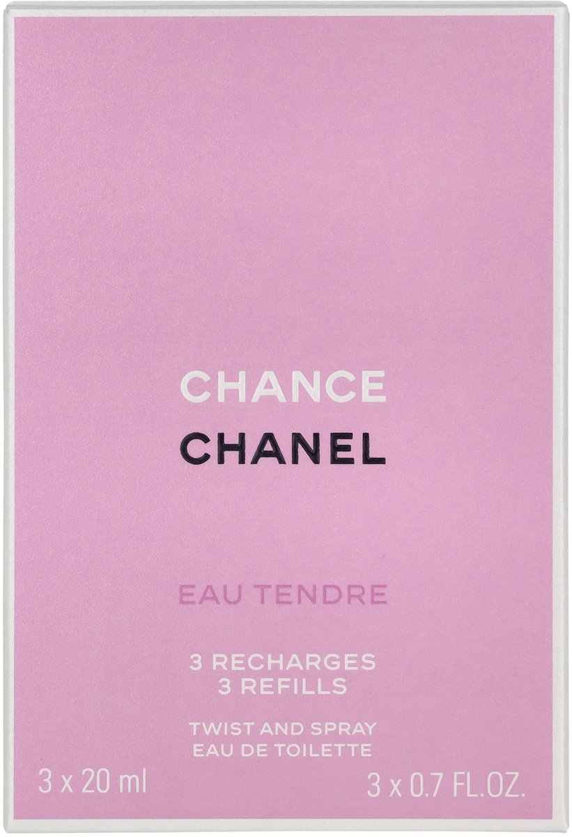 Chanel Chance Eau Tendre Geschenkset - 3x Eau de Toilette Refill – foto 7
