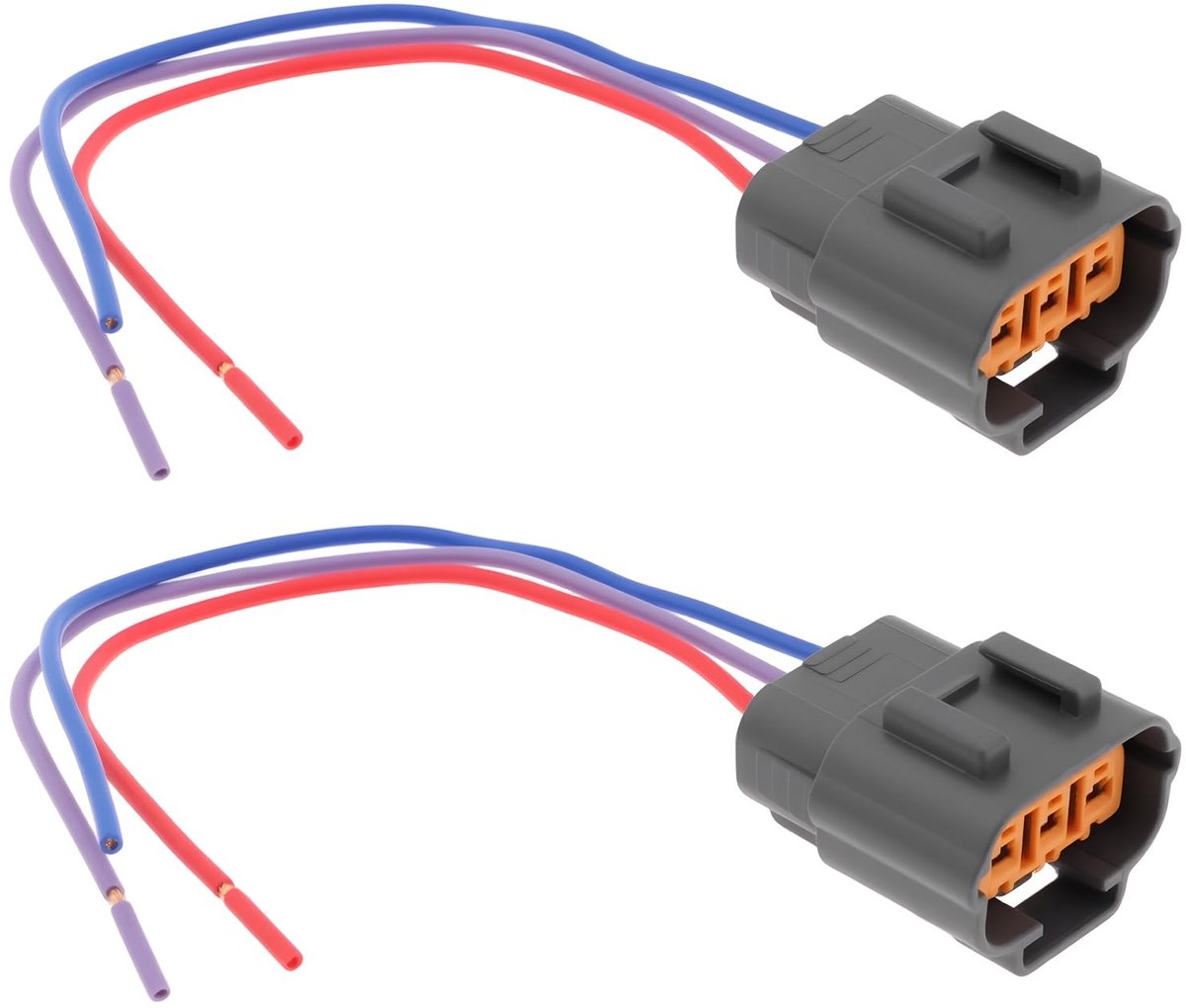 Dailygoods- Bobine Connector 3-Pins - 2x Harnas - Compatibel met Mazda MX5 - Duurzaam - Eenvoudige installatie - Betrouwbare verbinding