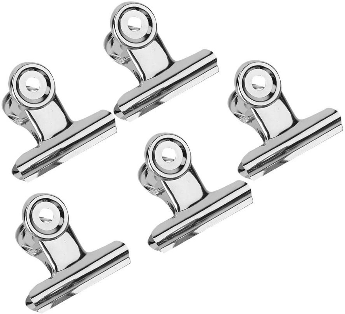 Dailygoods- Nagelverlengclips 39 mm - 5 Stuks - Roestvrij Staal - Multifunctioneel - Nagelkunstaccessoires - Eenvoudige Bediening - Nagelclips
