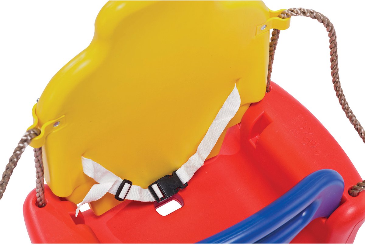 KBT baby schommelzitje groeimodel rood/geel — afbeelding 2