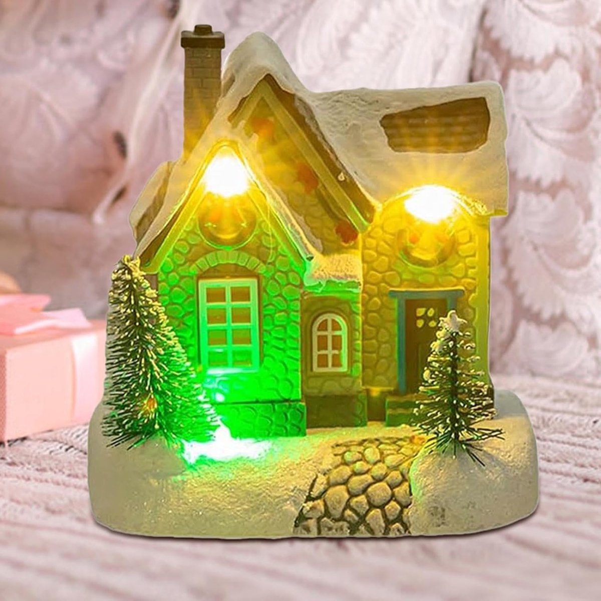 Kerstdorp Sets - Kersthuisjes Verlichting - Kerst Decoratie - Miniatuur LED Huisjes - Niet gespecificeerd - Niet gespecificeerd – foto 4
