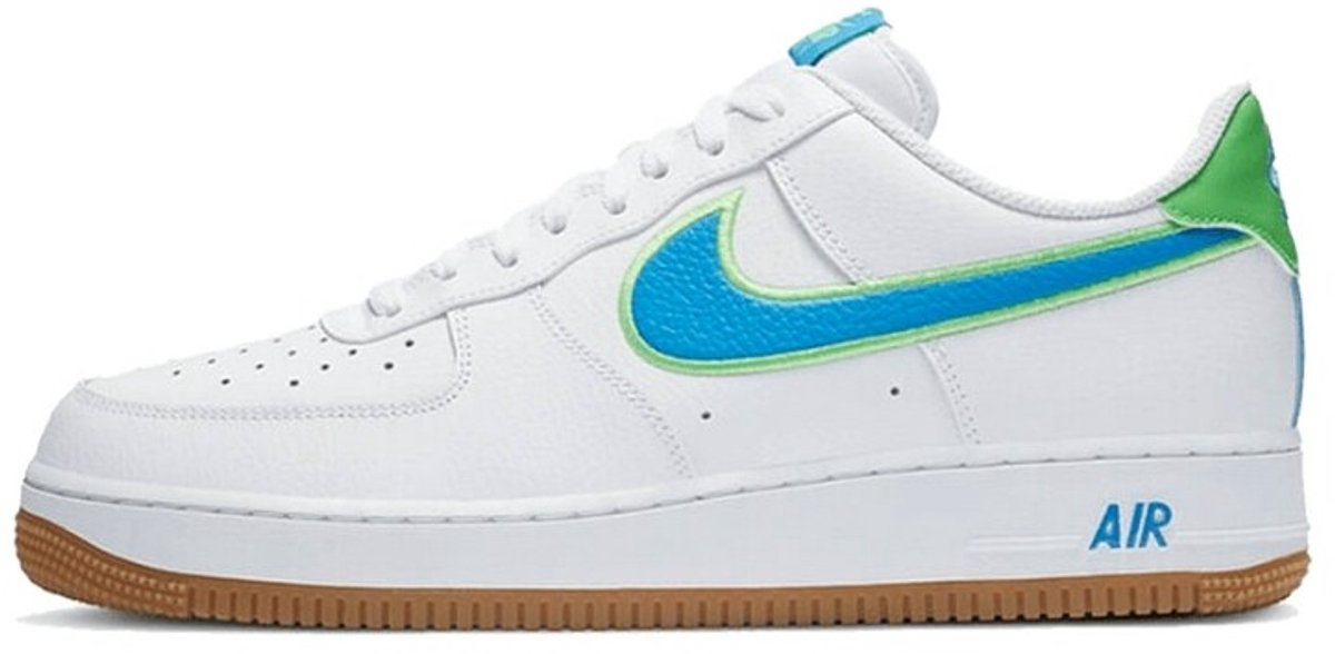 white/blue