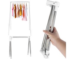 Vouwbaar Kleding Droogrek voor Thuis en Reizen - Ideaal voor Camping, Buiten en Wasgoed - 13-28 Inch Verstelbaar en Compact