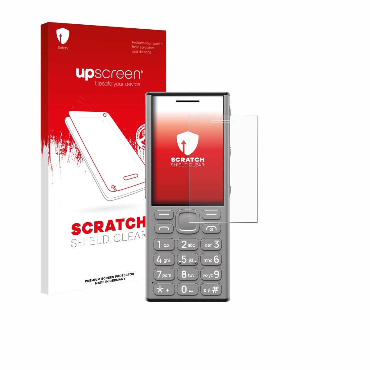 upscreen - Screenprotector voor Nokia 130 Music - Folie Beschermfolie transparant