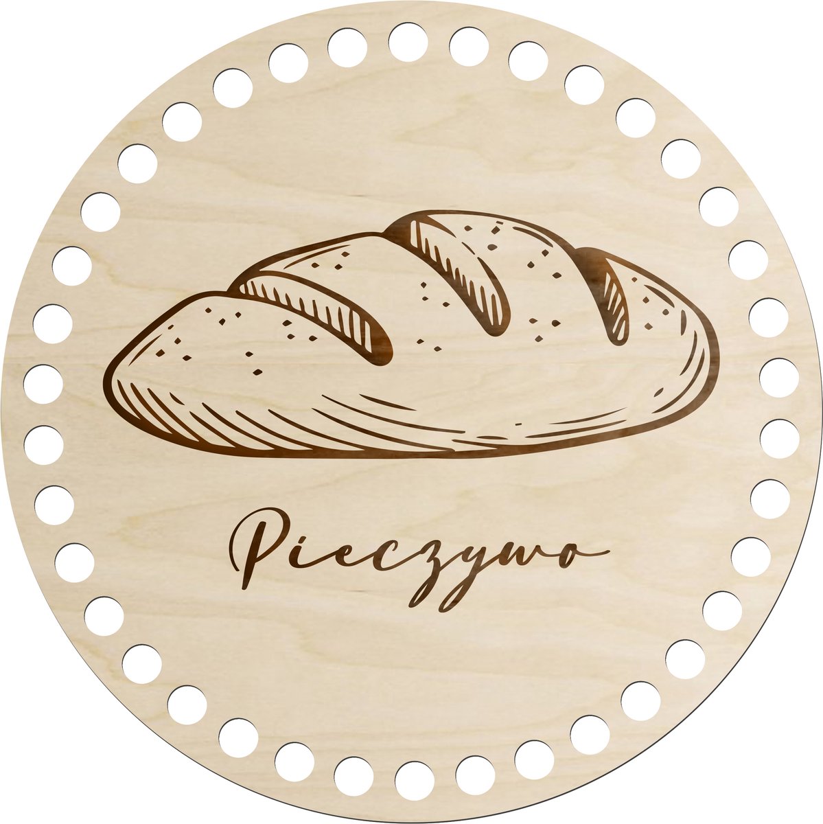 SMX Design - Basis voor Mand - Berk Triplex - Rond - 20cm