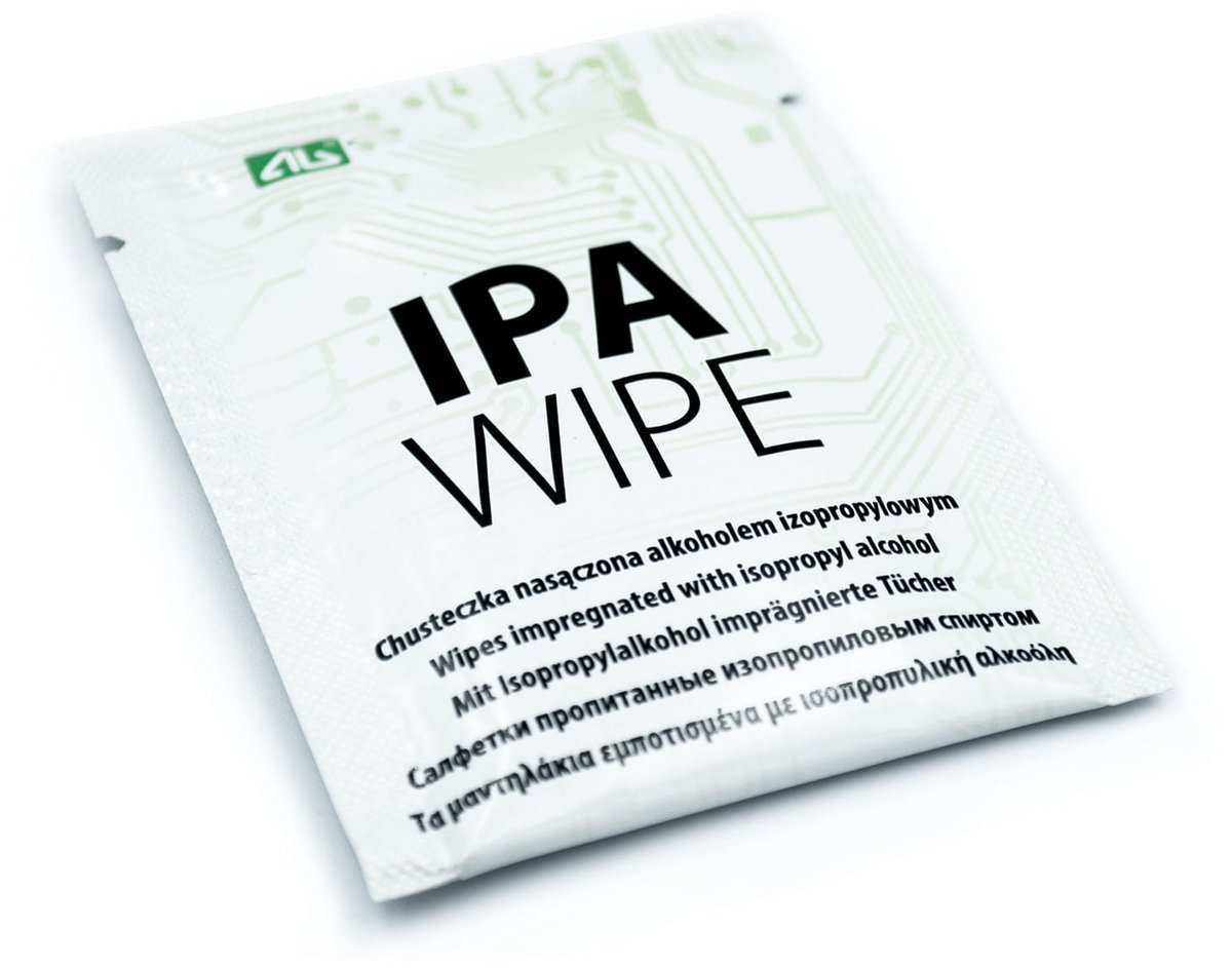 Merkloos - Reinigingsdoekje - Isopropylalcohol - 16x12,5 cm - 99,9% IPA