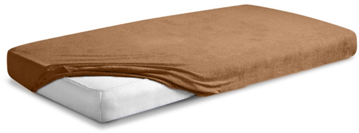 Matex FROTTE PREMIUM - Jasny brąz - 150/160x190/200 cm - 180 g/m² - OEKO-TEX