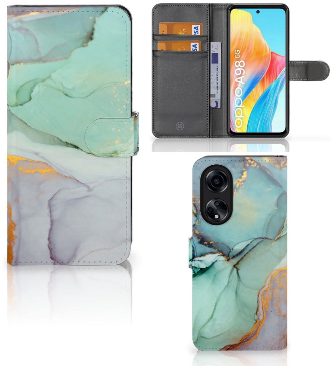 Hoesje voor OPPO A98 5G Watercolor Mix