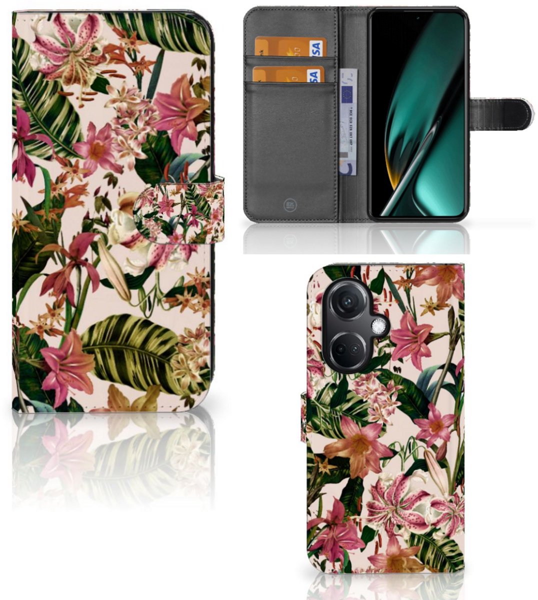 OnePlus Nord CE 3 Hoesje Flowers